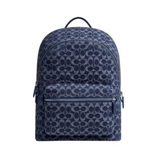 NWT Coach Carter Backpack In Monogrammed Denim
